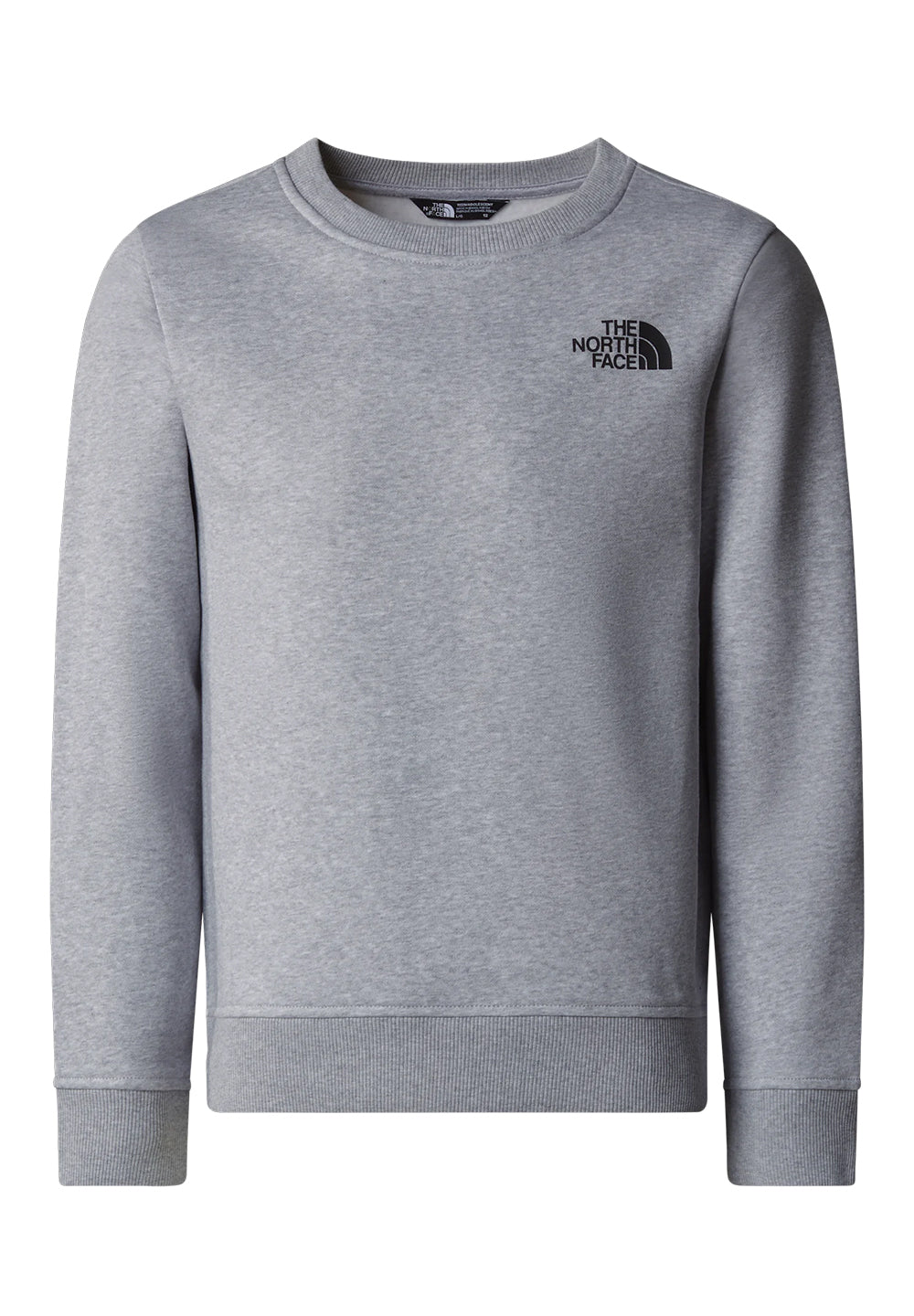 Sweat-shirt ras du cou gris pour enfant