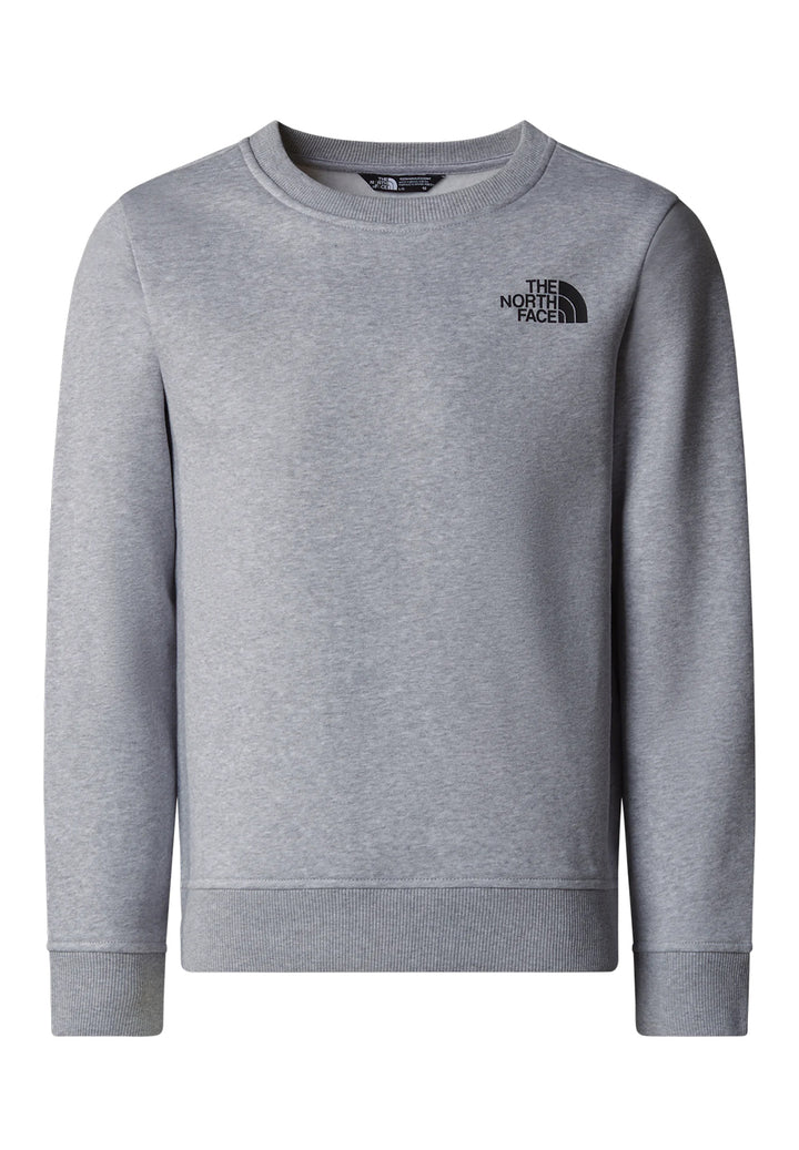 Sweat-shirt ras du cou gris pour enfant