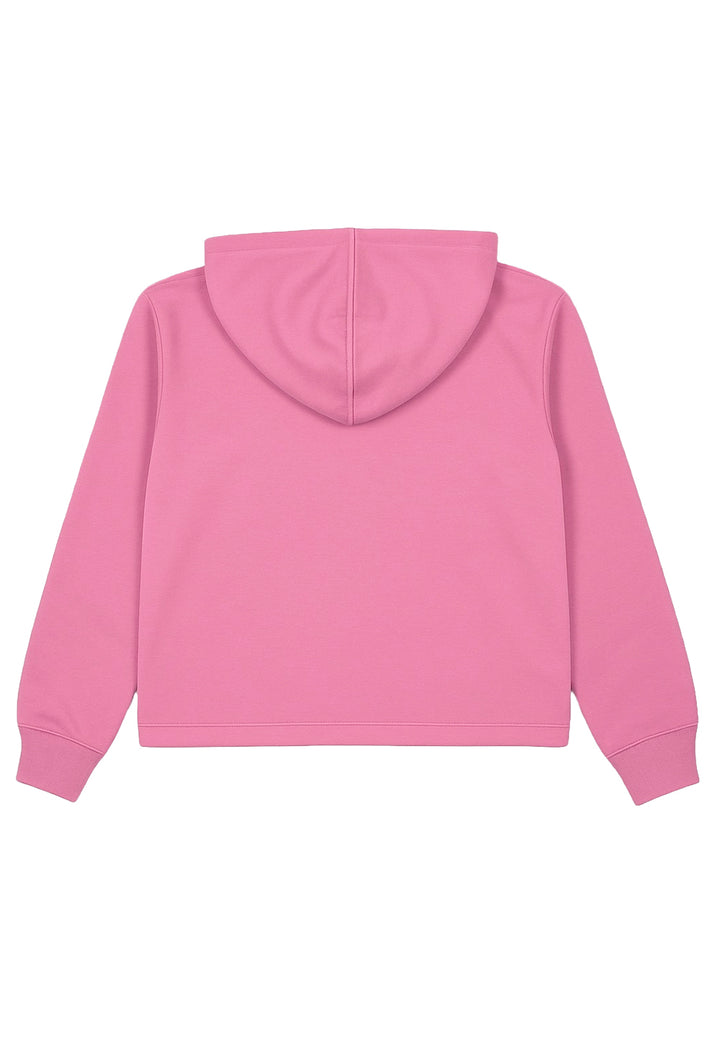 Sweat à capuche rose pour fille