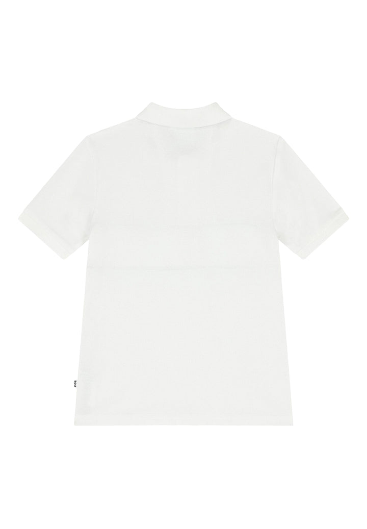 Polo blanc pour enfant
