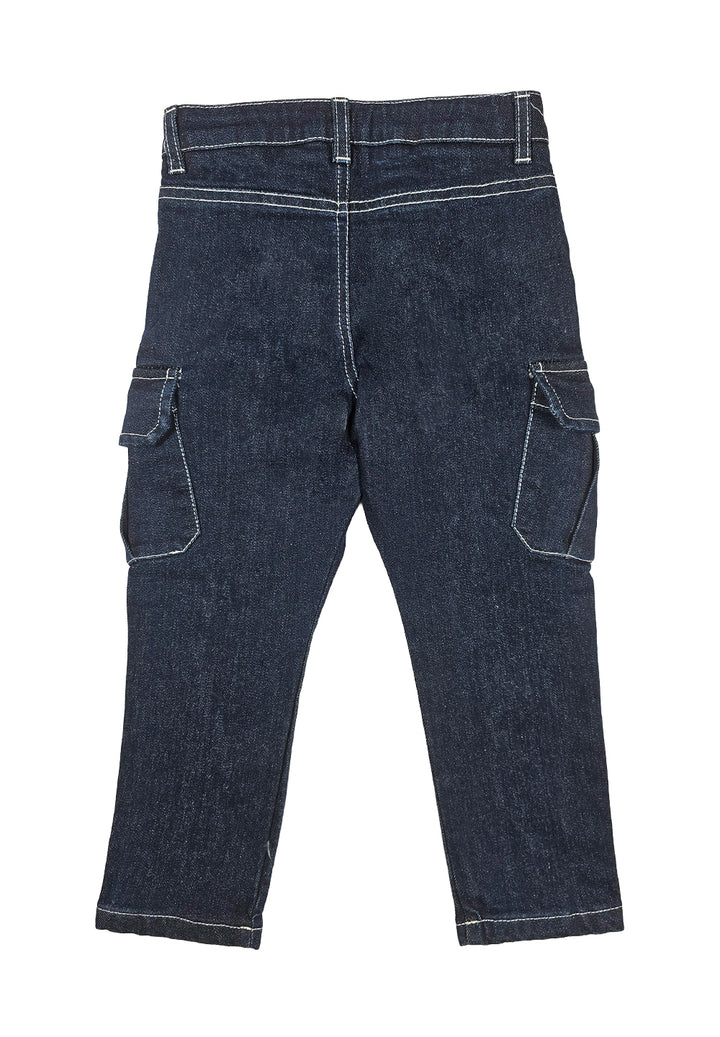 Jeans blu denim per bambino