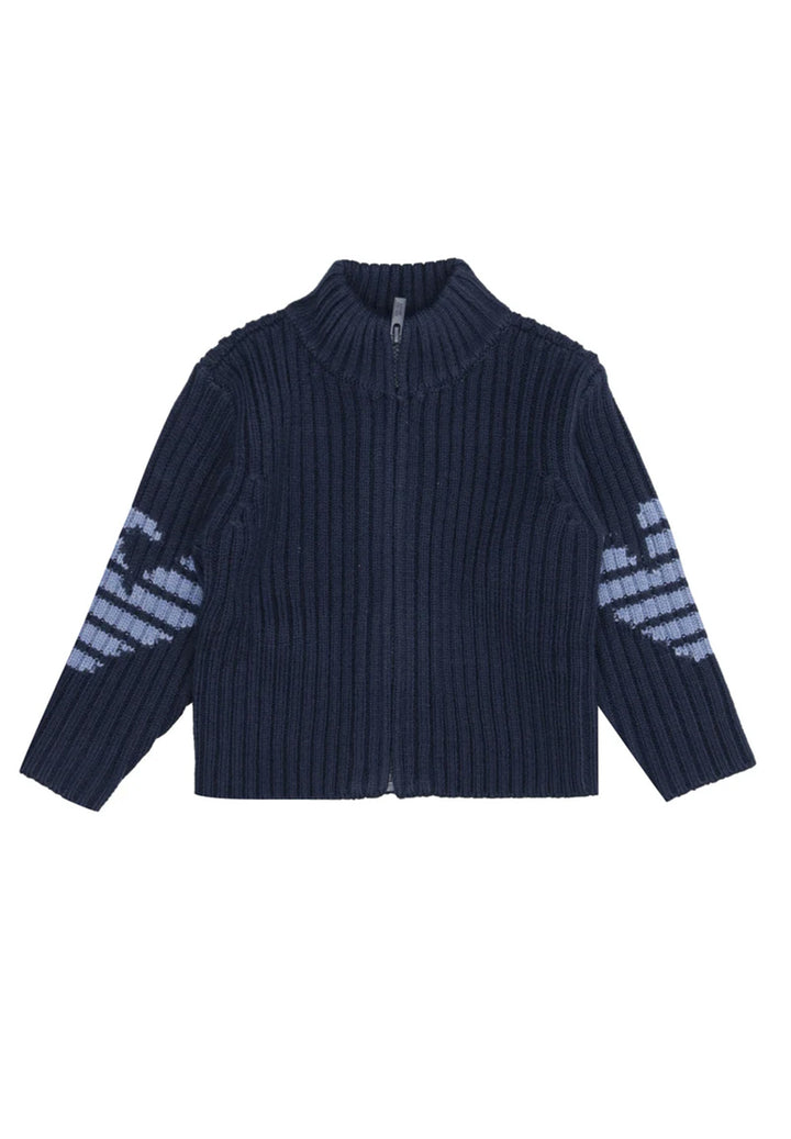 Cardigan blu navy per neonato