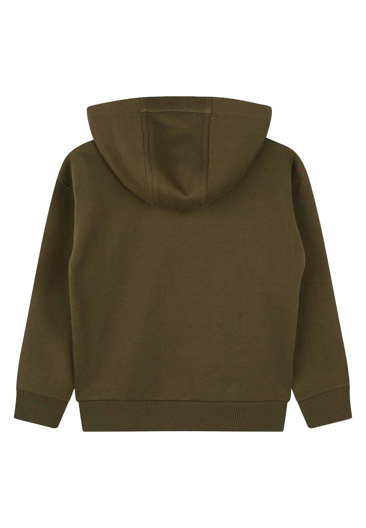 Sweat à capuche vert pour enfants