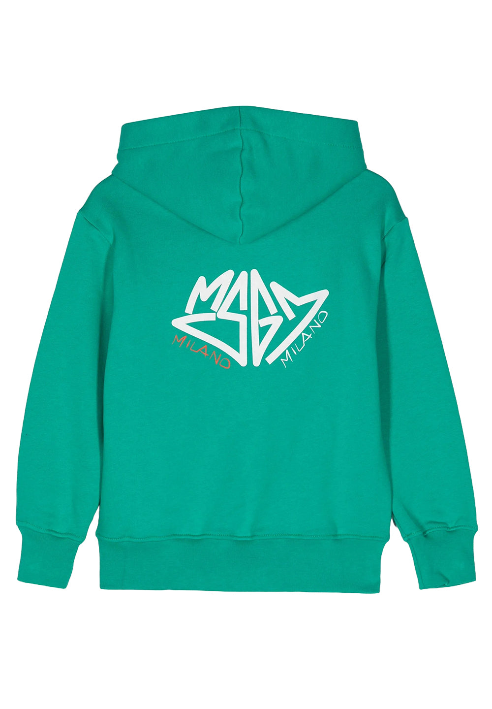 Sweat à capuche vert pour enfants