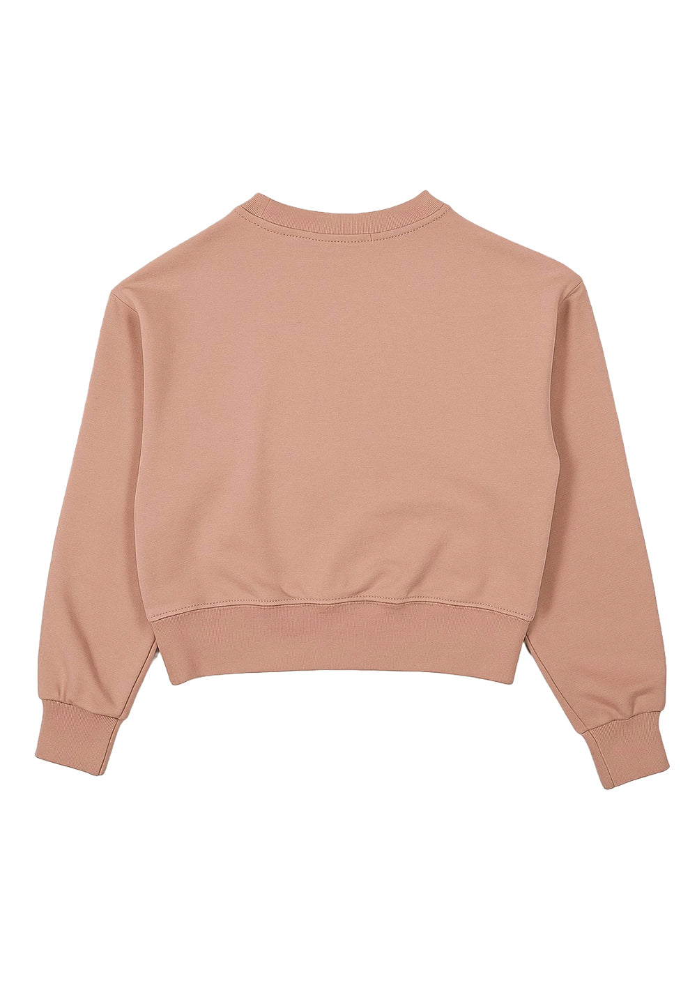 Rosa Sweatshirt mit Rundhalsausschnitt für Mädchen