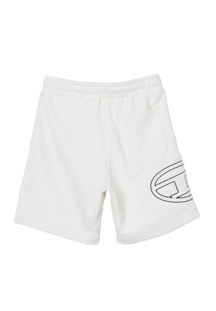 Cremefarbene Sweatshirt-Bermuda für Kinder
