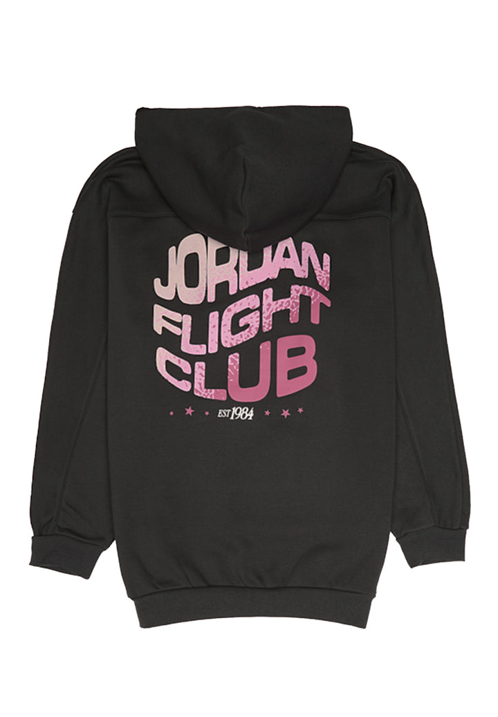 Schwarzes Sweatshirtkleid für Mädchen