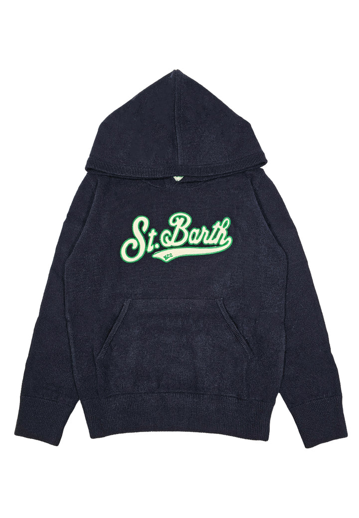 Pull bleu pour enfant