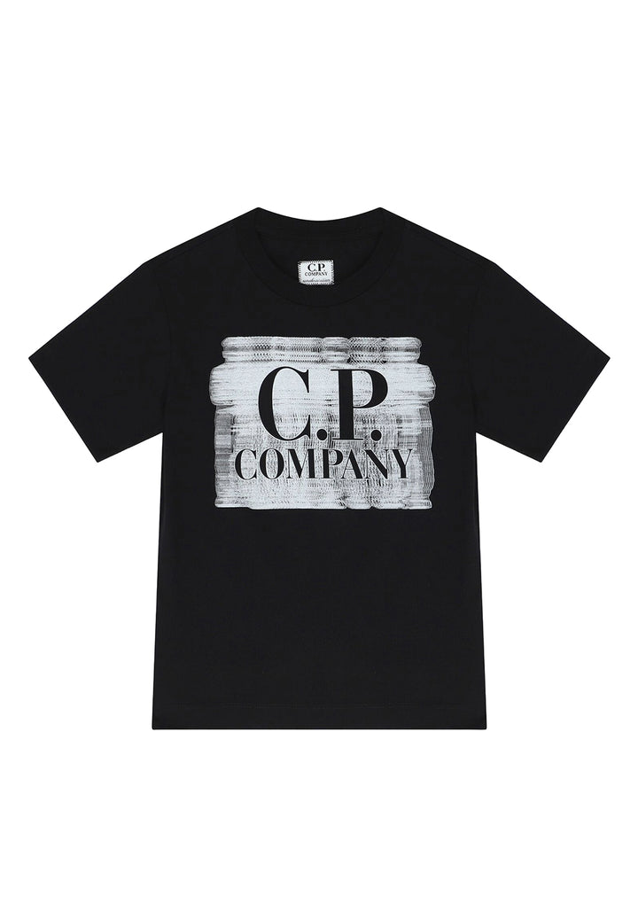 T-shirt nera per bambino
