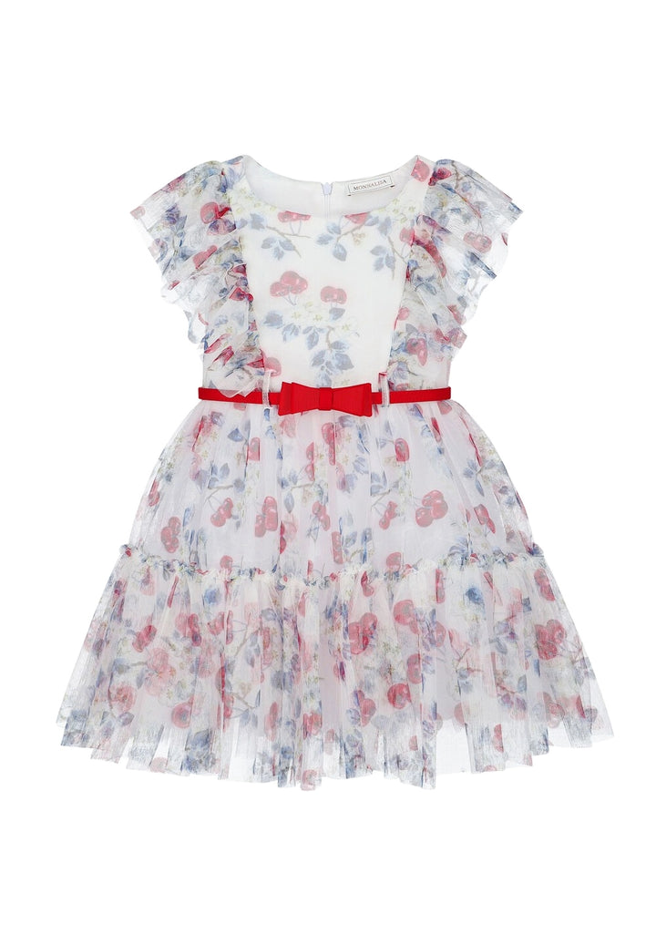 Vestito tulle bianco per bambina - Primamoda kids