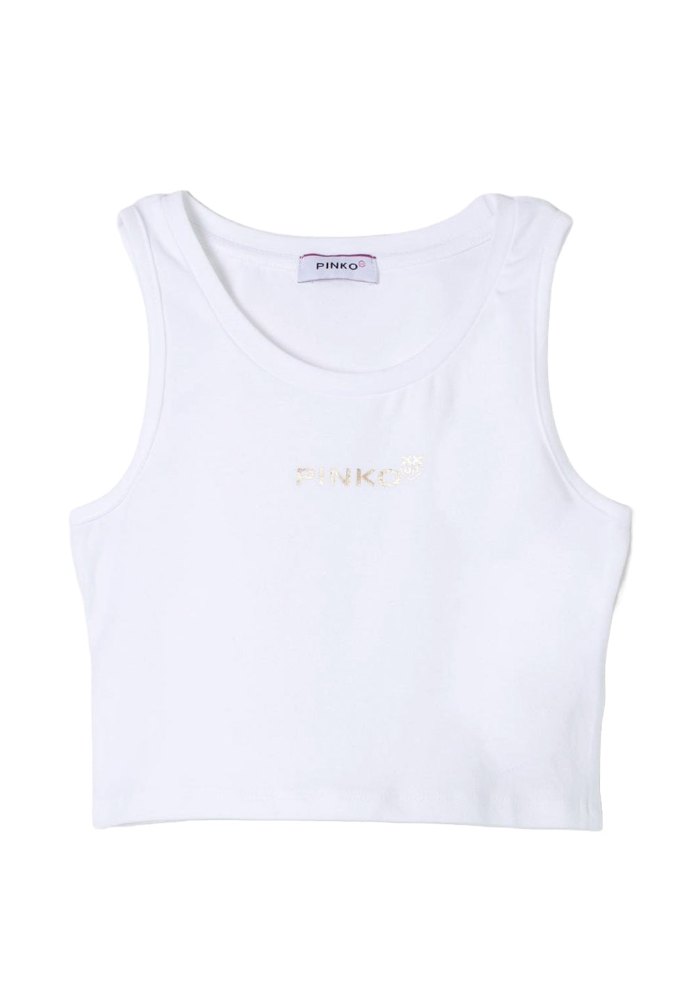 Canotta bianca per bambina
