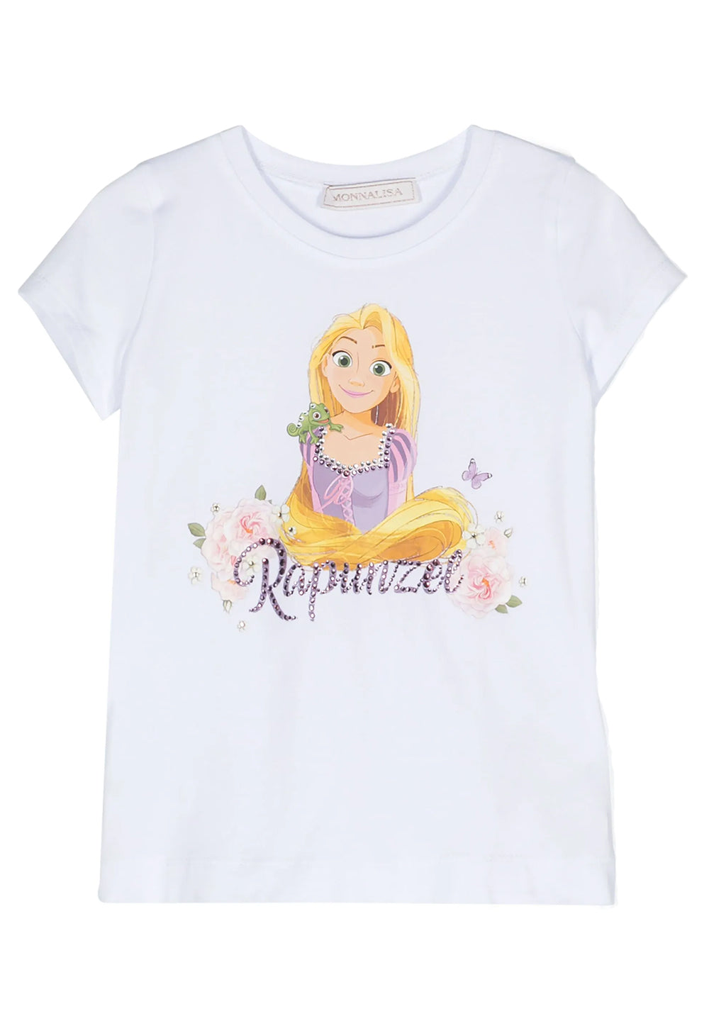 T-shirt bianca per bambina