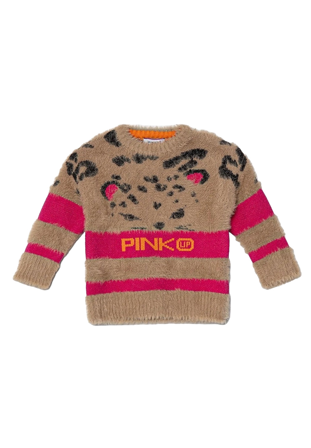 Mehrfarbiger Pullover für Mädchen