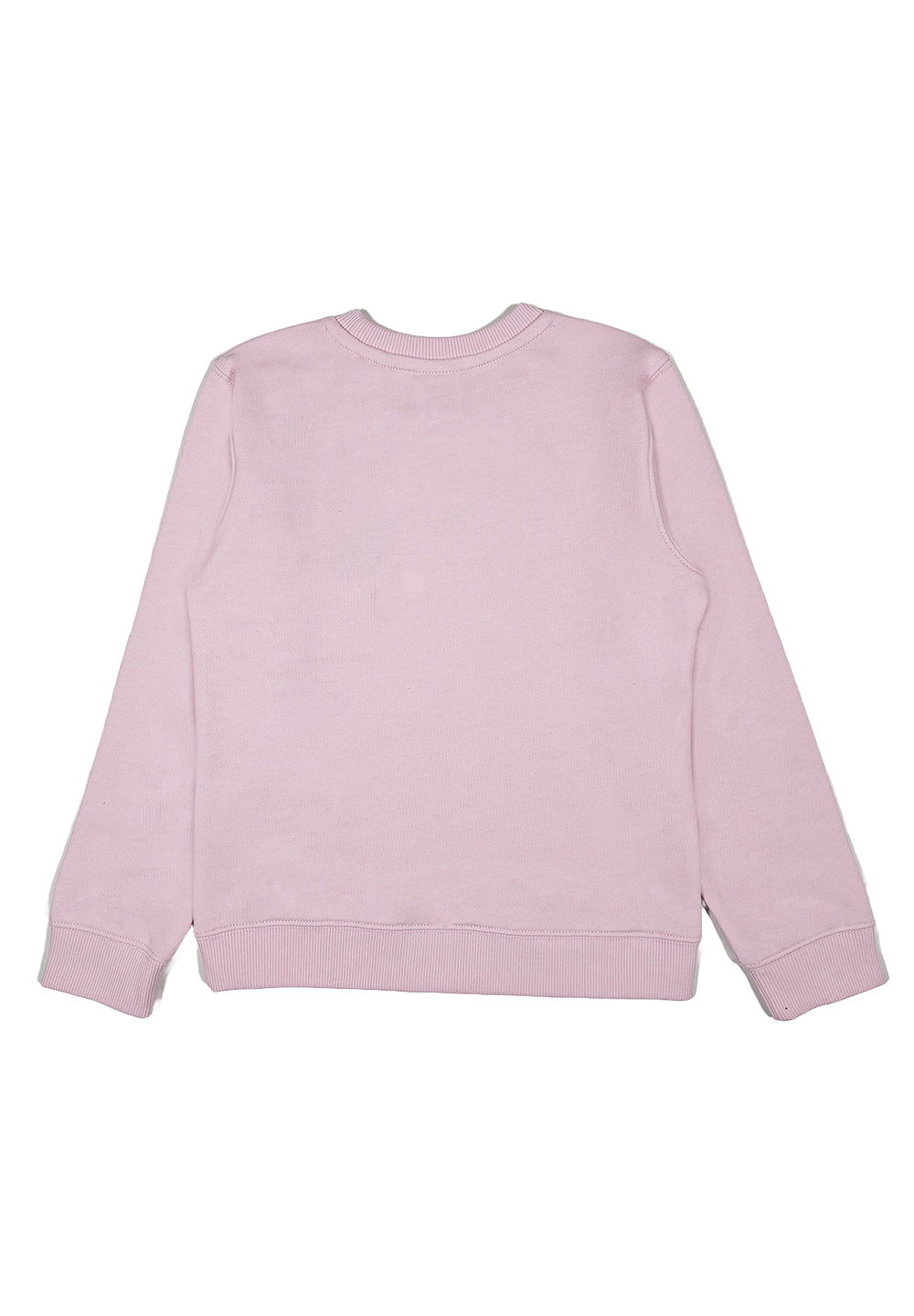 Rosa Sweatshirt mit Rundhalsausschnitt für Mädchen