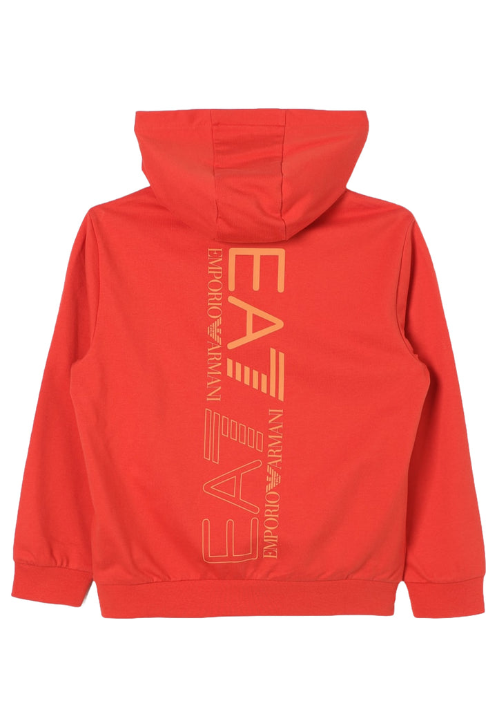 Sweat à capuche orange pour enfants