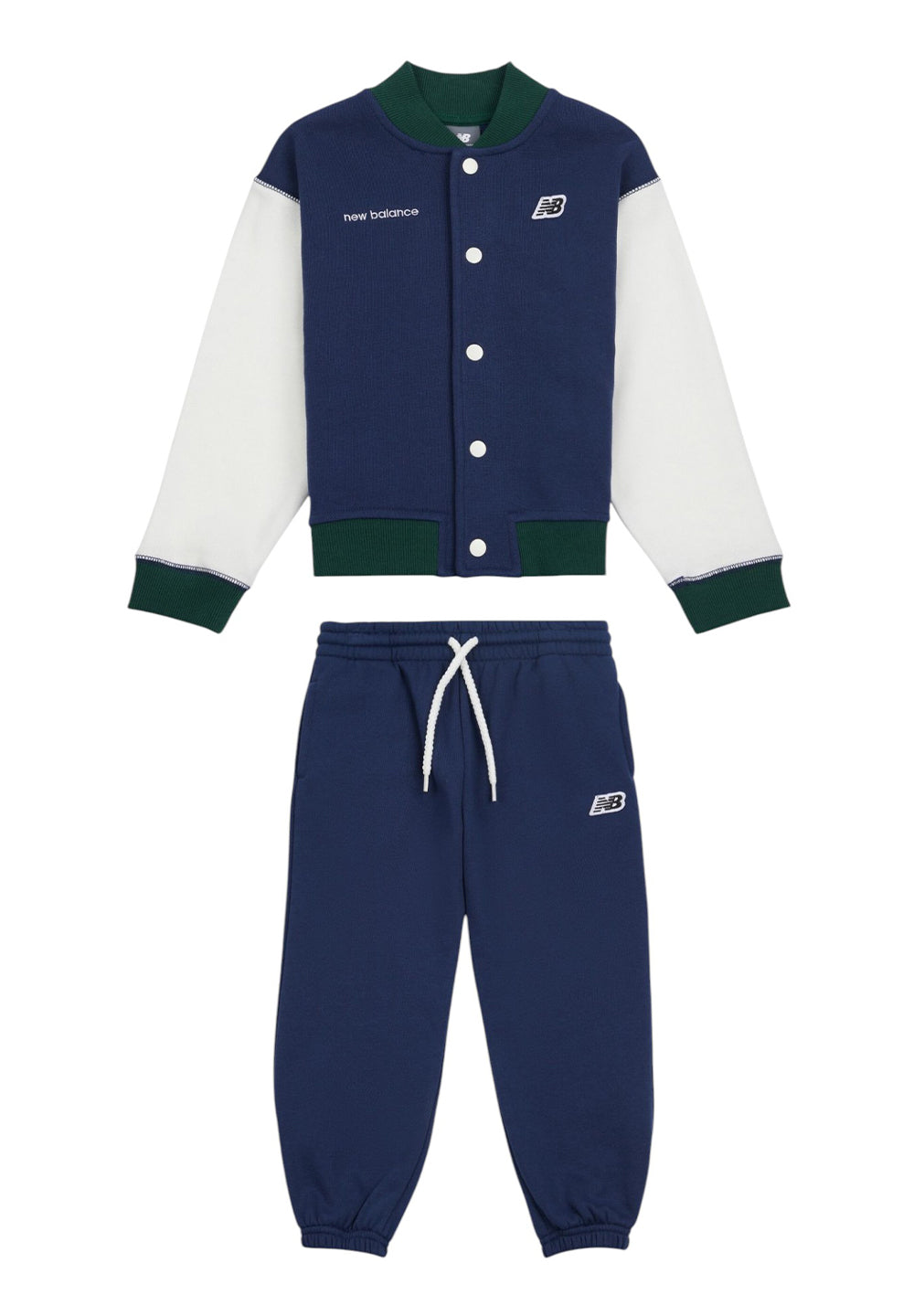 Completo felpa blu per bambino