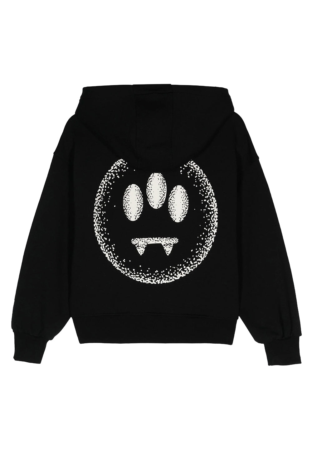 Felpa cappuccio nnera per bambina