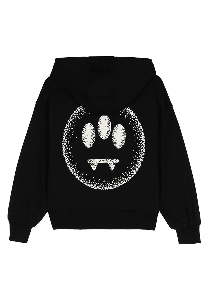 Felpa cappuccio nnera per bambina