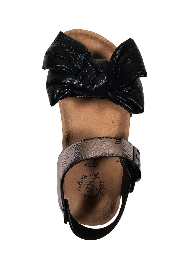 Schwarze Sandalen für Baby-Mädchen