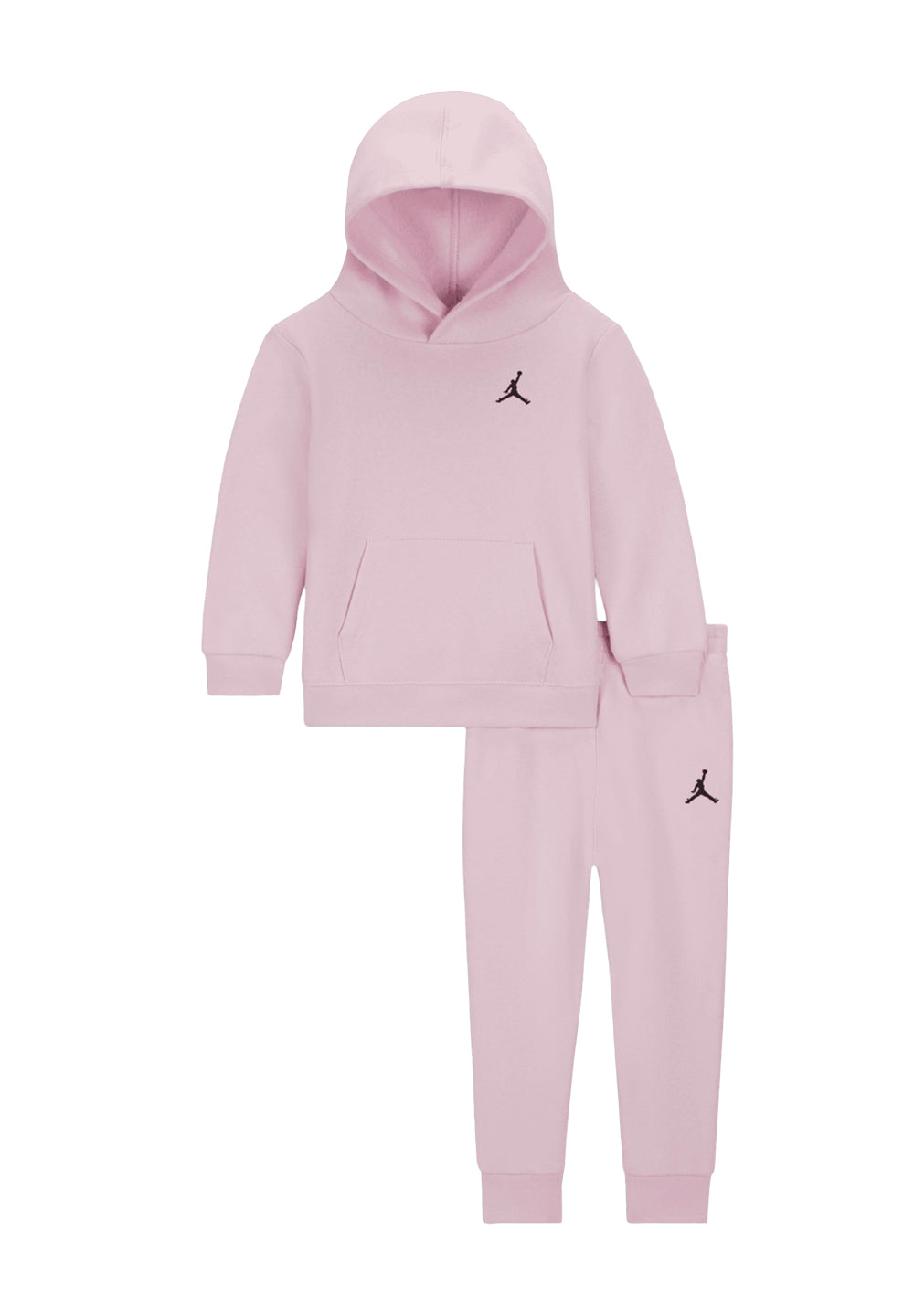 Completo felpa rosa per bambina