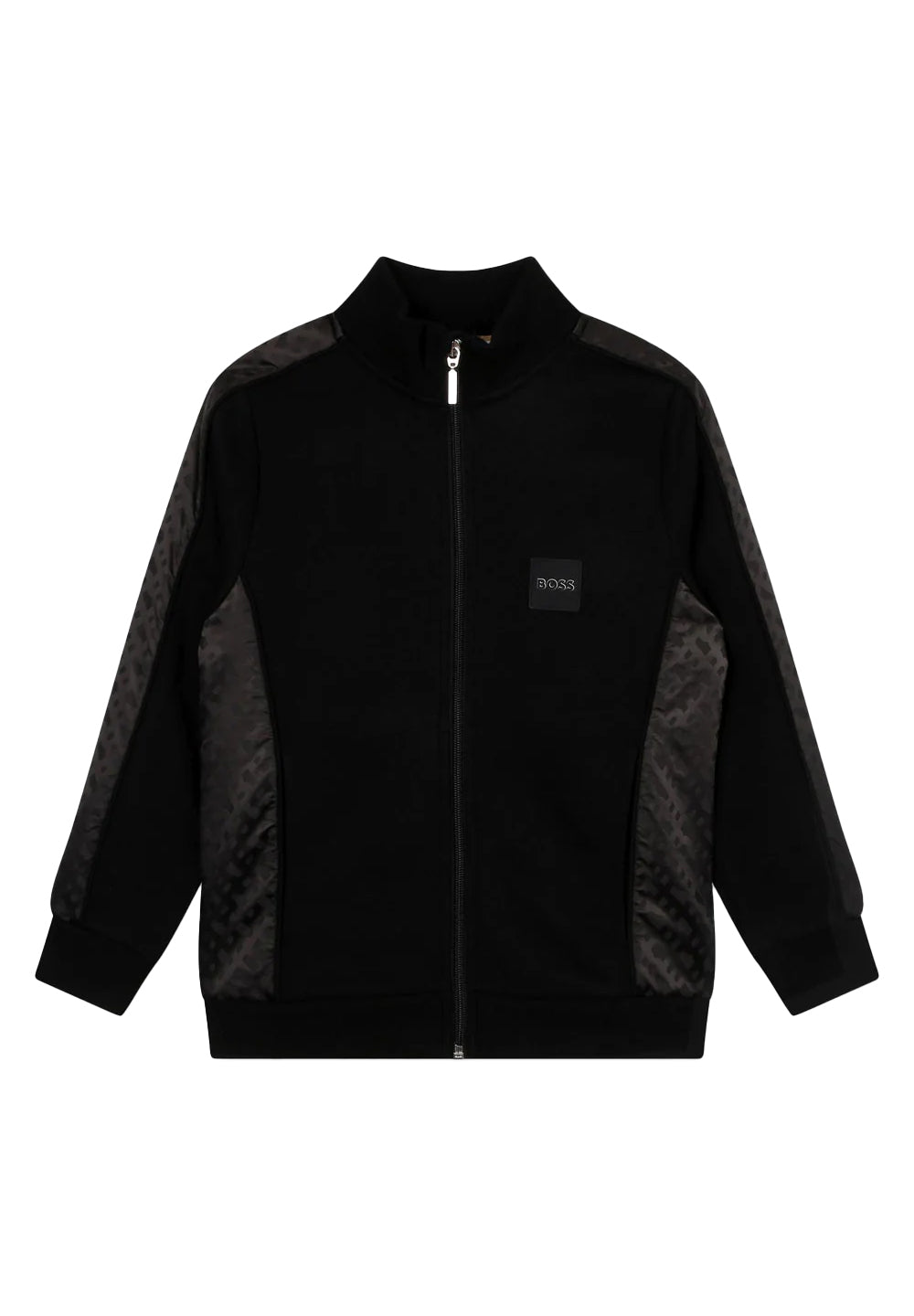Schwarzes Sweatshirt mit Reißverschluss für Jungen