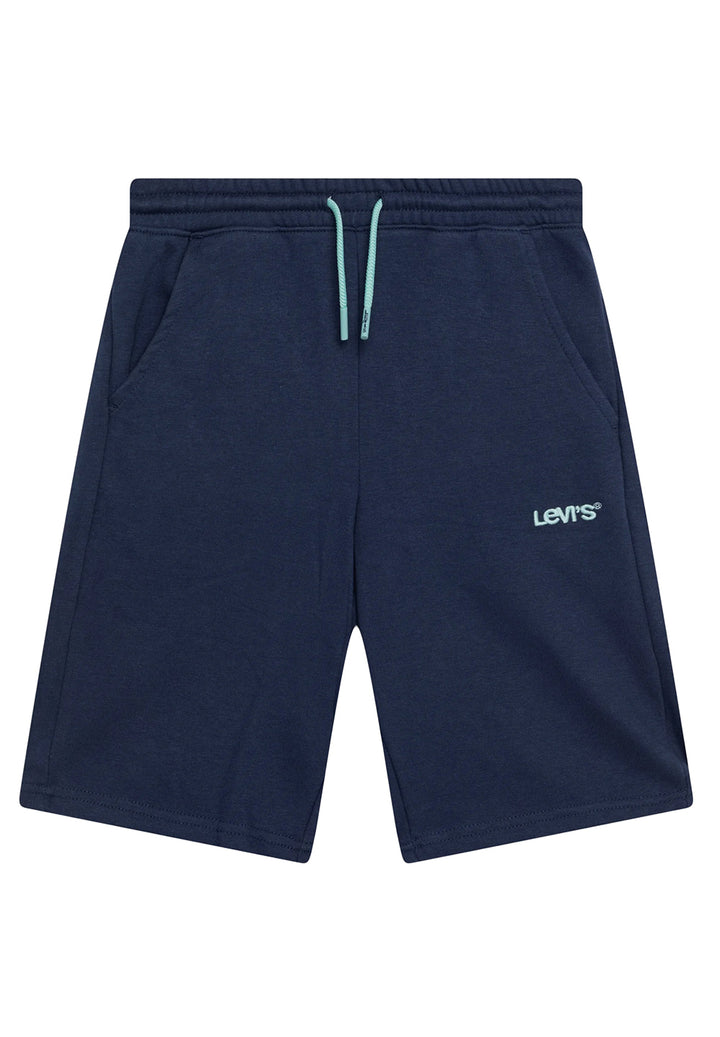 Bermuda felpa blu per neonato - Primamoda kids