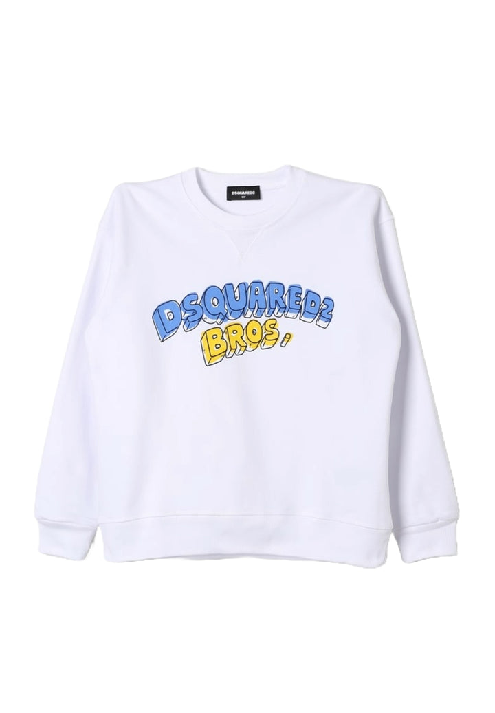 Sweat à capuche blanc pour enfants