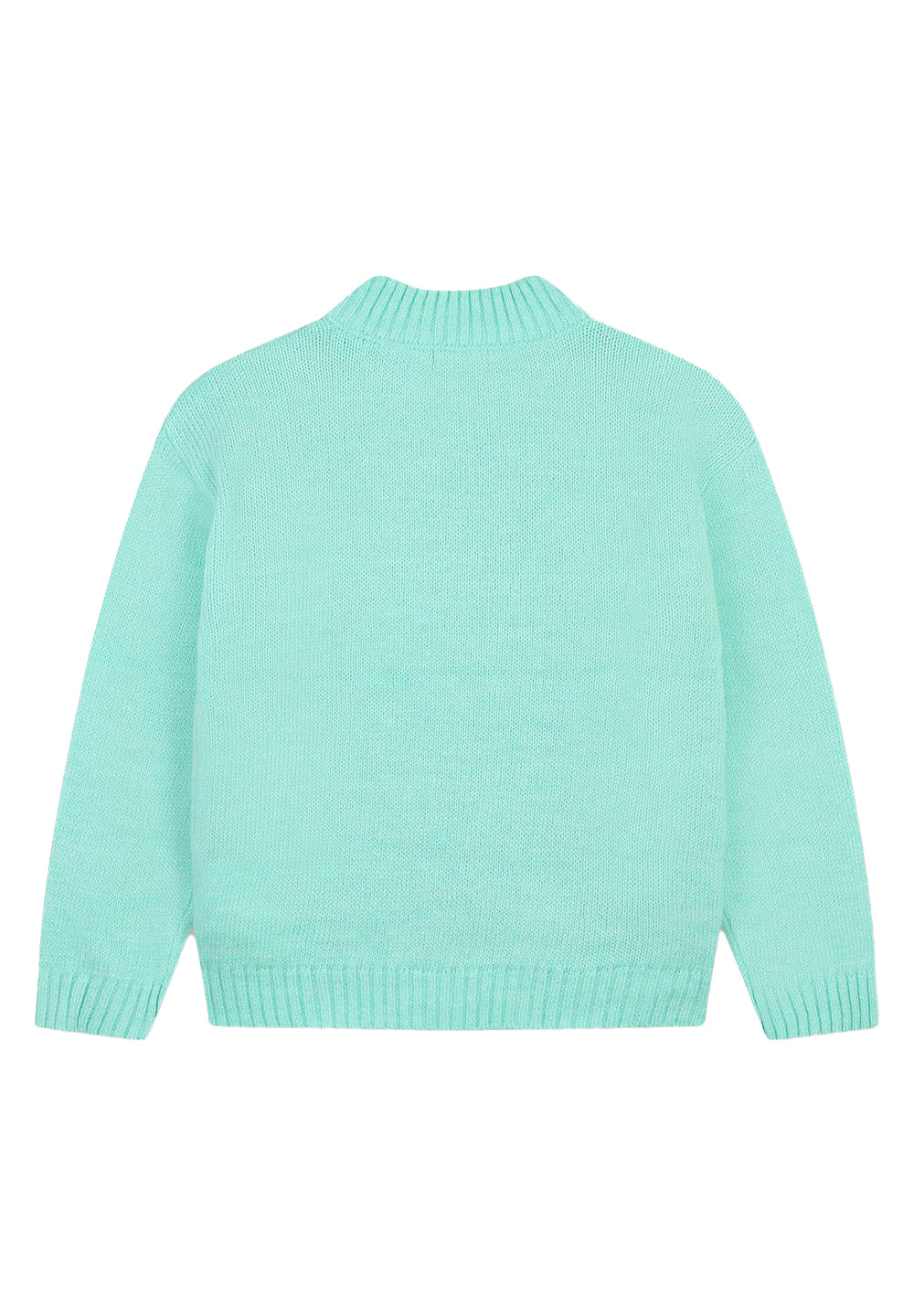 Pull vert pour fille