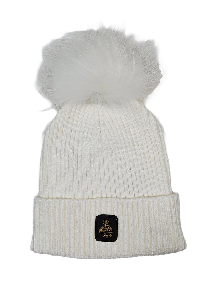 Cappello bianco per bambina