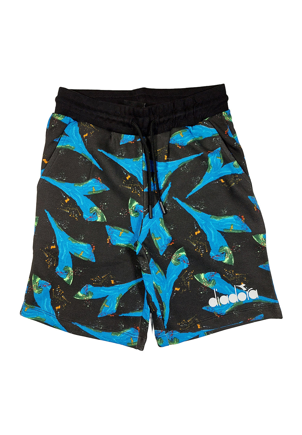 Bermuda felpa nero per bambino