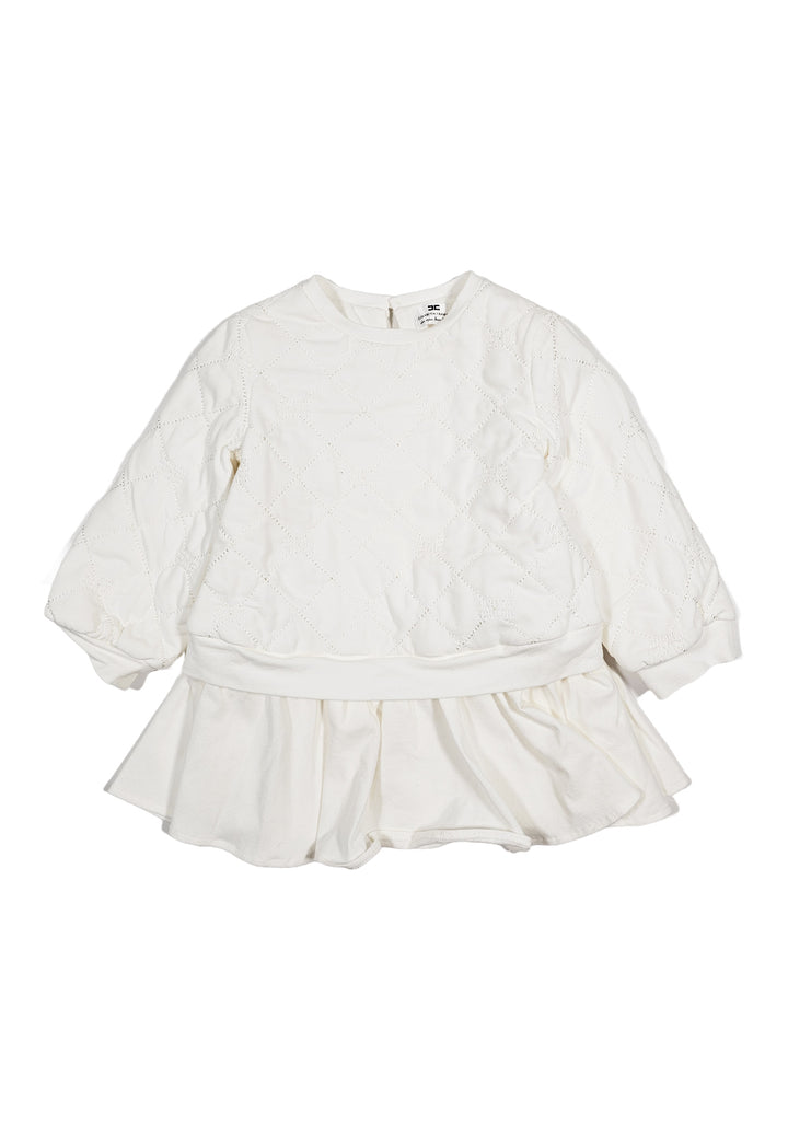 Weißes Kleid für Babymädchen