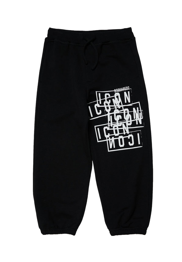 Pantalon de survêtement noir pour enfants