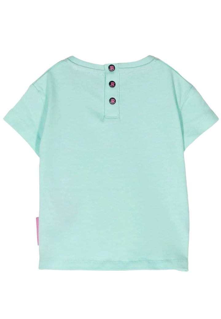 T-shirt vert menthe pour bébé fille