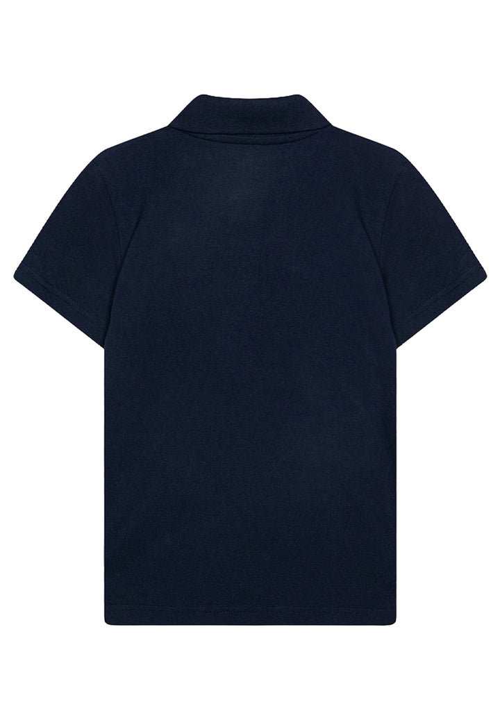 Polo blu navy per bambino