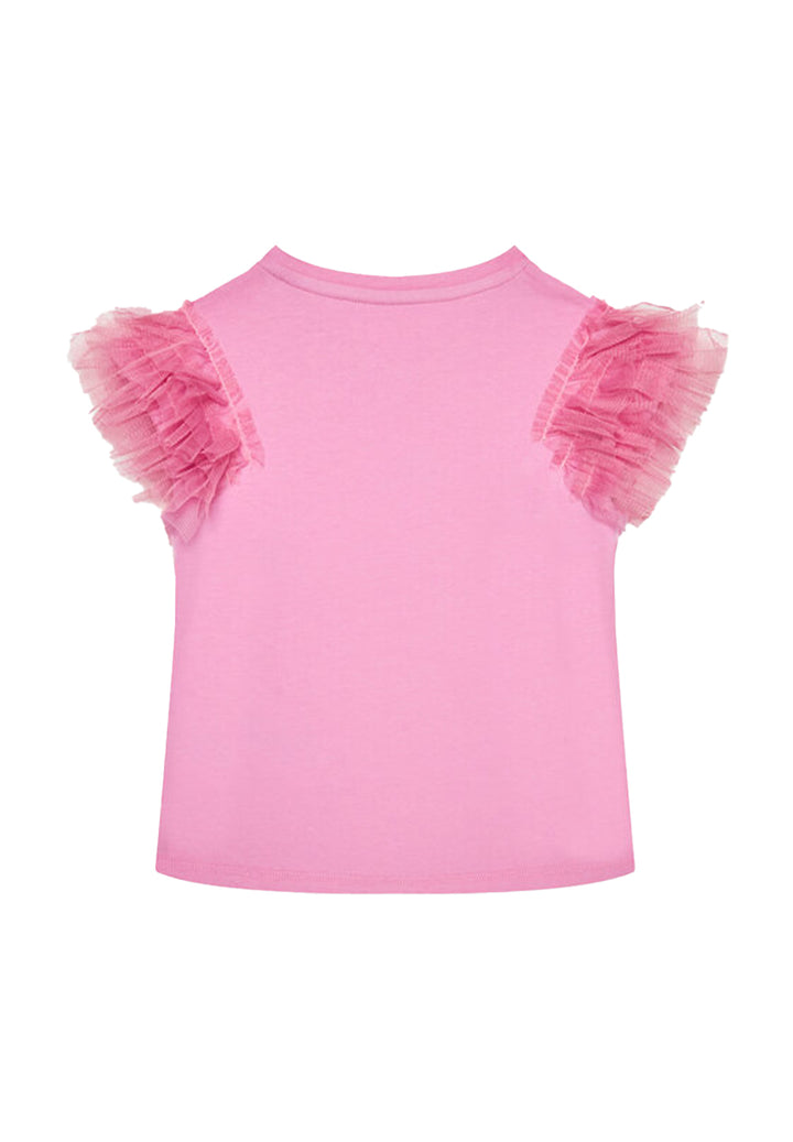 T-shirt rose pour bébé fille