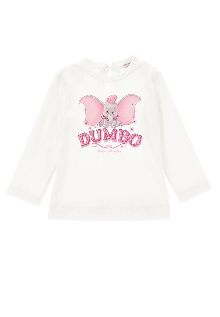 T-shirt panna per neonata