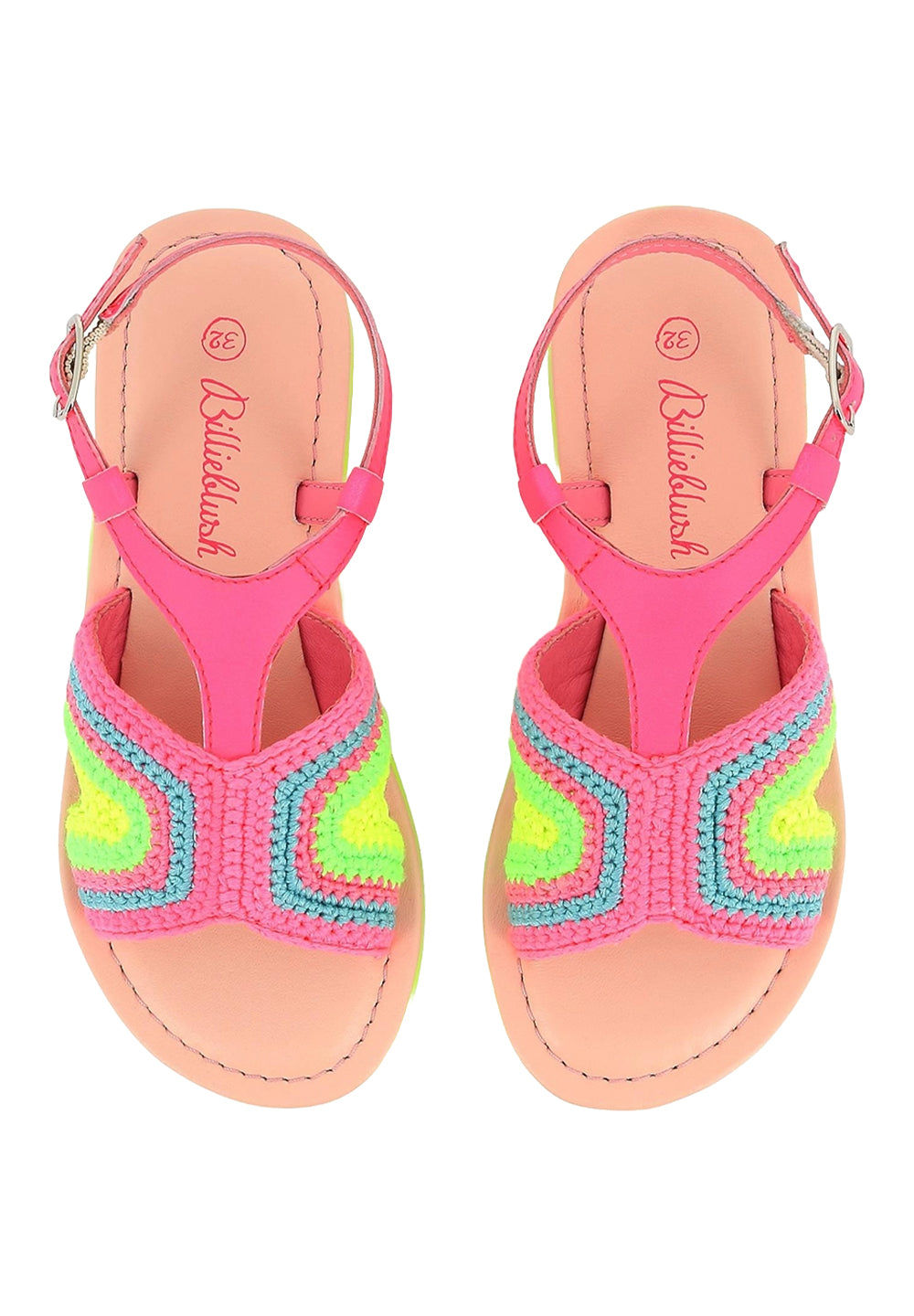 Sandales multicolores pour filles