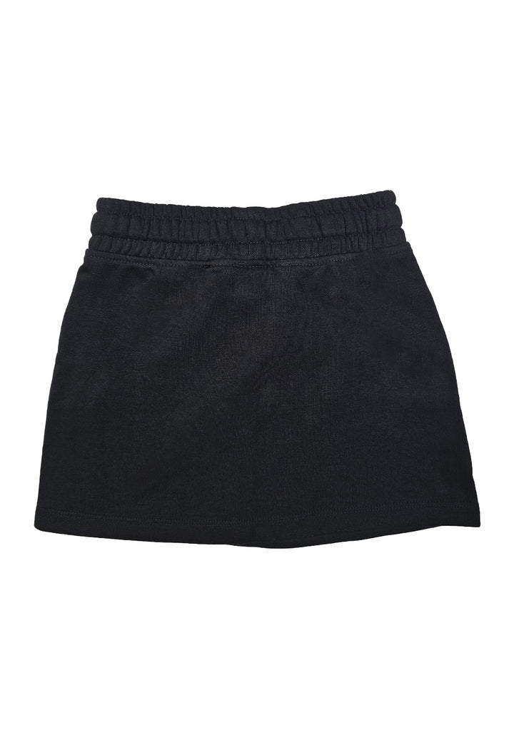 Jupe sweat noire pour fille