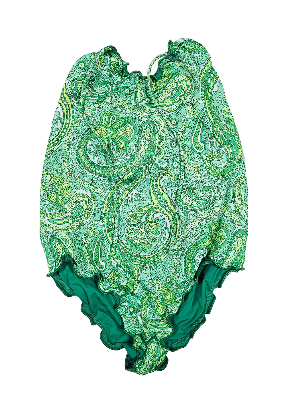 Costume intero verde per bambina