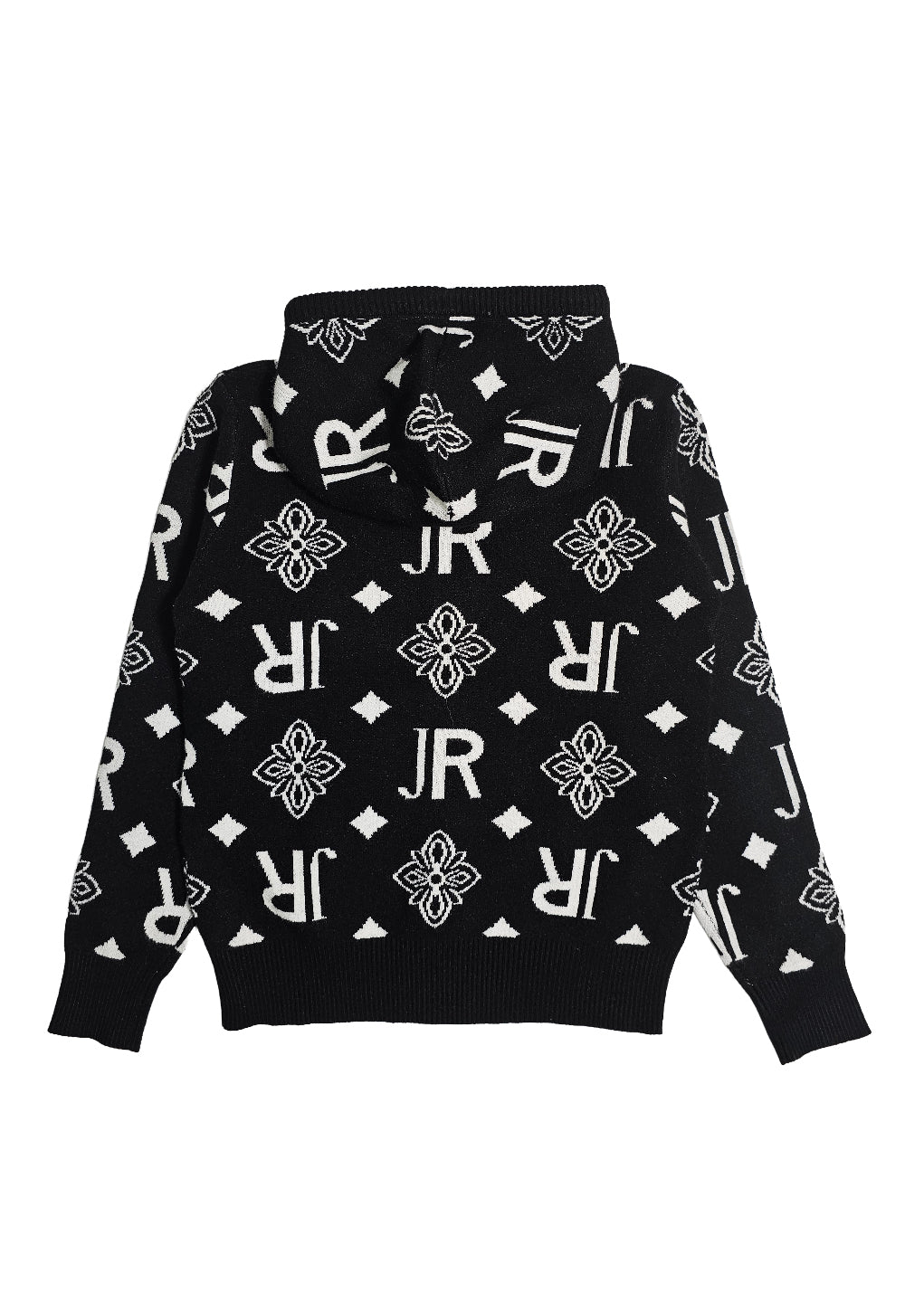 Pull noir zippé pour enfant