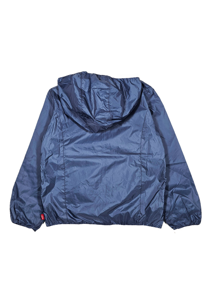 Giubbino reversibile azzurro per bambina