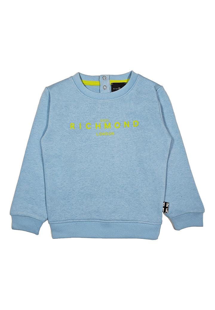 Hellblaues Rundhals-Sweatshirt für Neugeborene