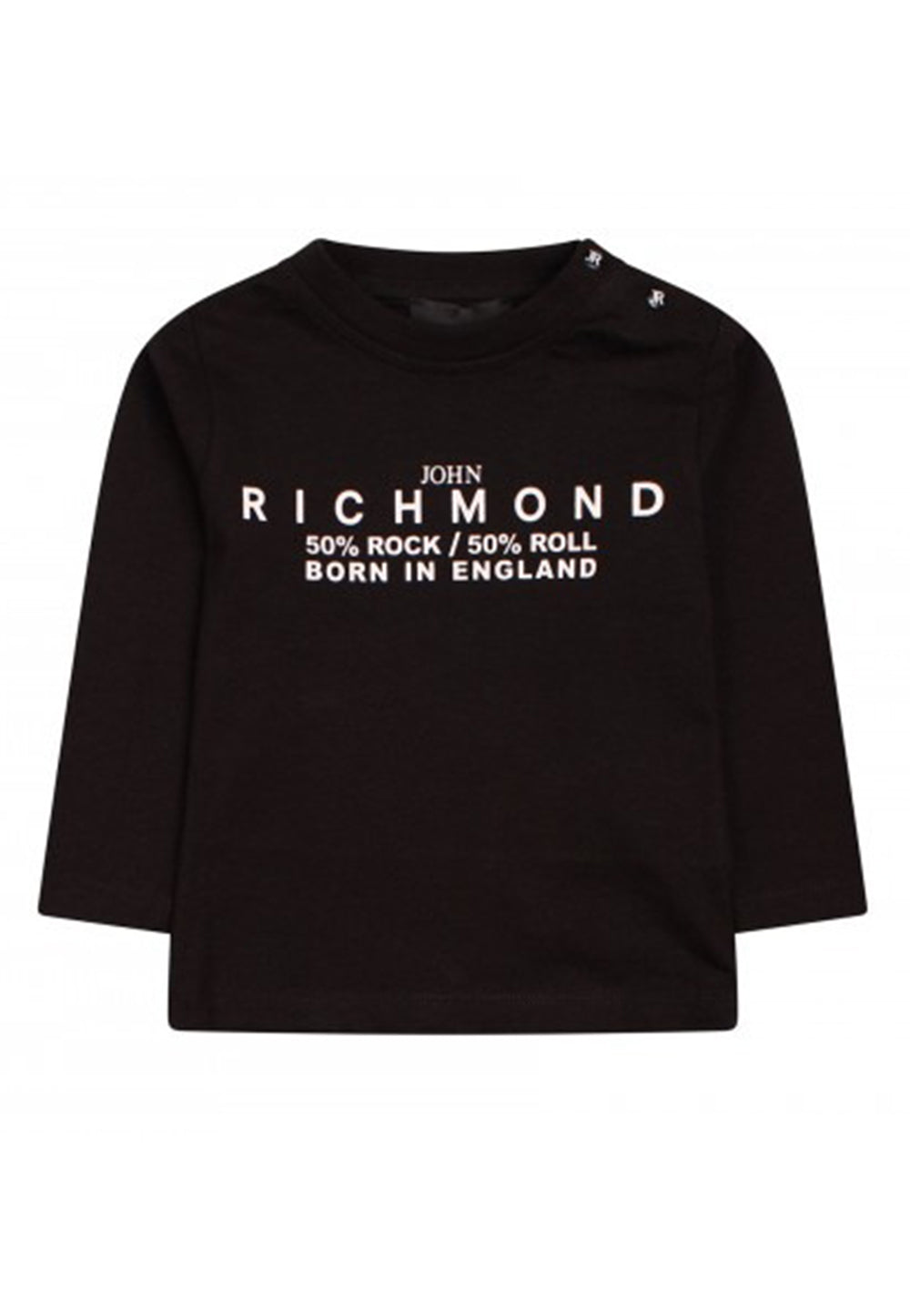T-shirt noir pour nouveau-nés