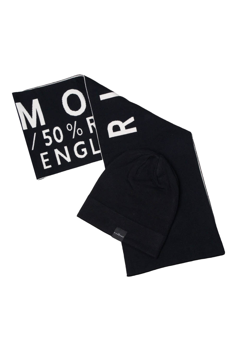 Set cappello + sciarpa nero per bambino