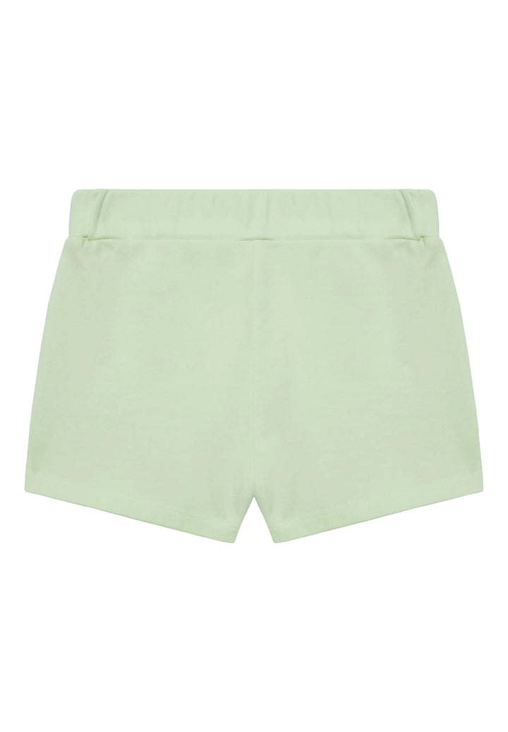 Short verde per bambina