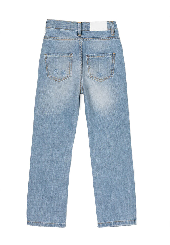 Jeans blu denim per bambina