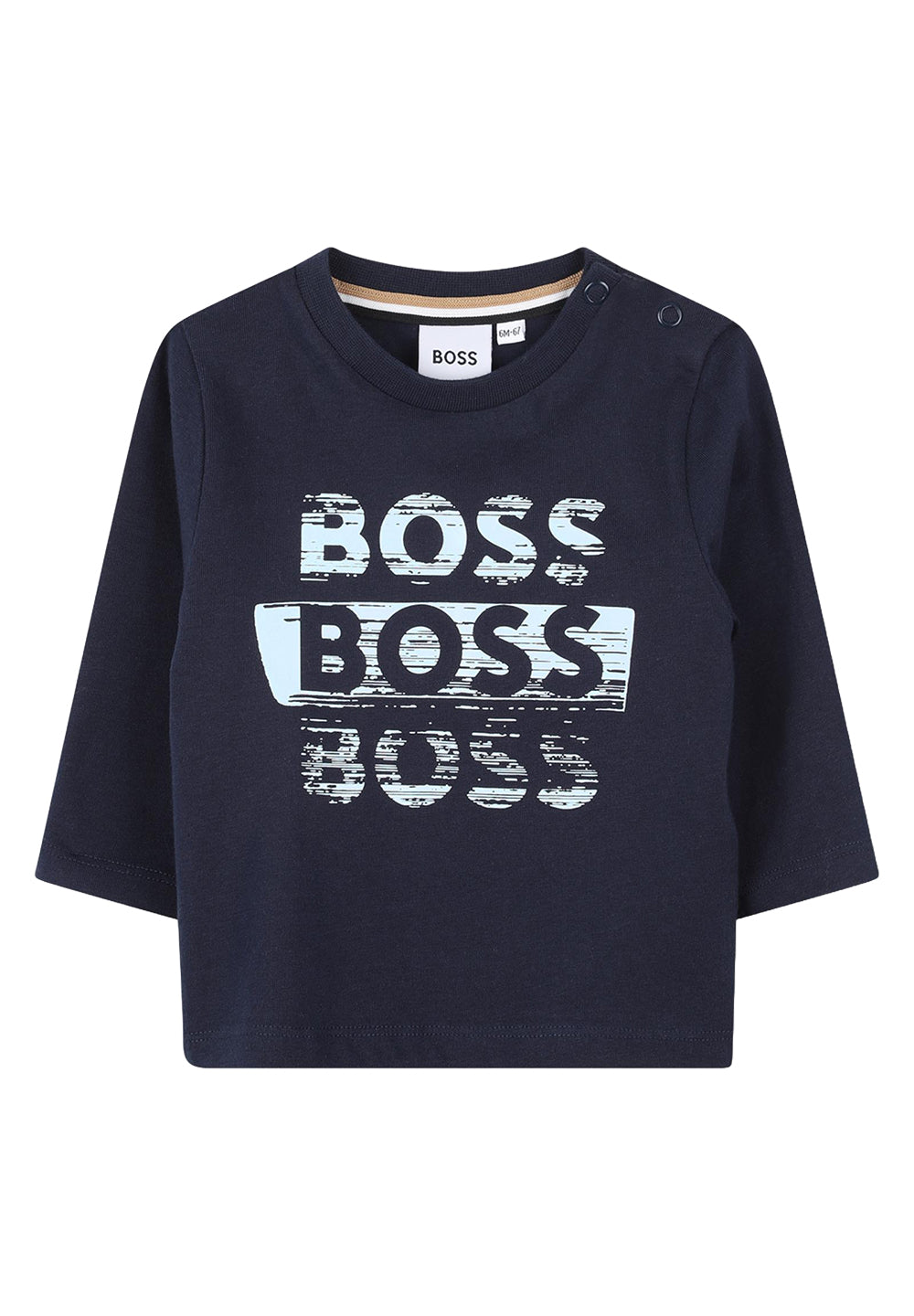 T-shirt blu navy per neonato