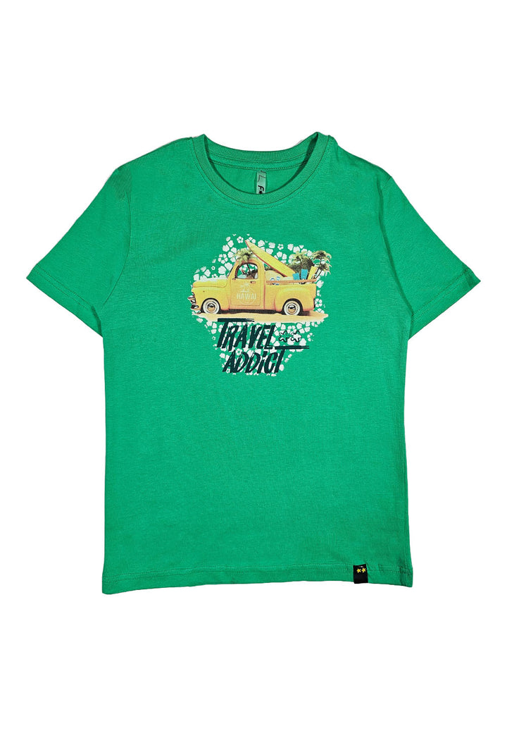 T-shirt verde per bambino - Primamoda kids