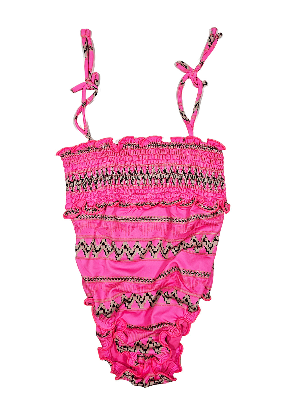 Costume bikini fuxia per bambina