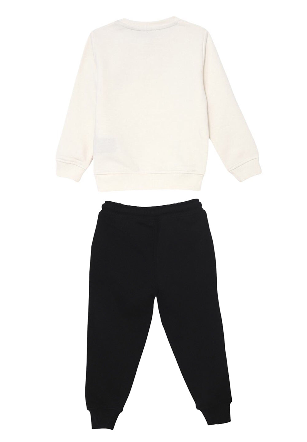 Ensemble sweat-shirt noir et blanc pour nouveau-né